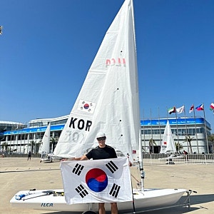 요트 레전드 하지민, 실격 위기 딛고 아시안게임 개인 통산 4번째 금메달