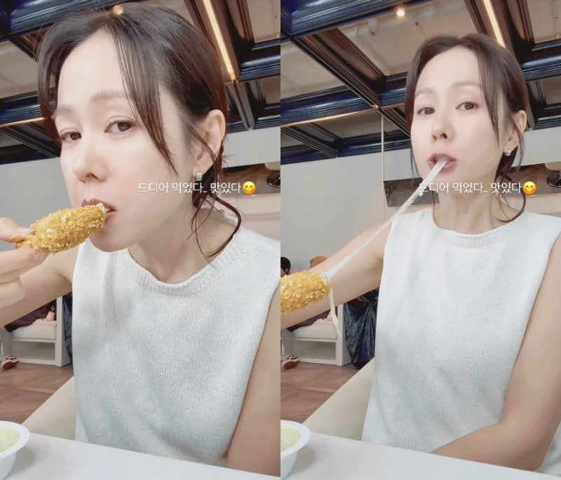 “소탈하고 귀엽다” vs “식사 예절 아쉽다”… 손예진 먹방에 엇갈린 반응