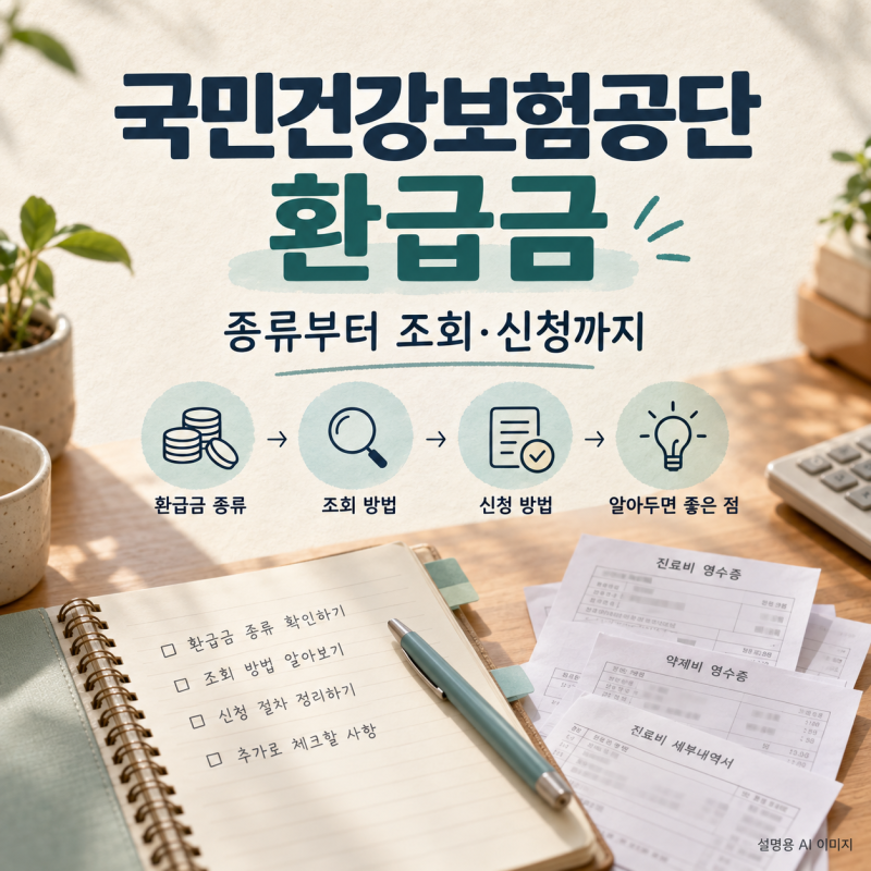 국민건강보험공단 환급금, 조회·신청 전에 알아둘 내용