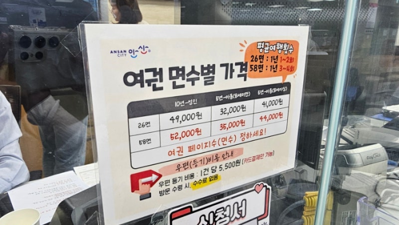 안산시청 미성년자 여권 만들기｜준비물·주차·비용·원격 줄서기
