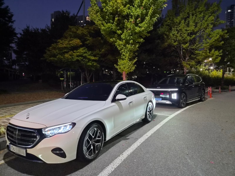 [대전천안사고대차] 아이오닉9 앞범퍼 사고대차 후기 / 대전 E클래스 익스클루시브 배차 후 ....