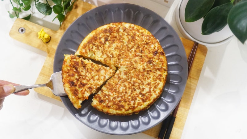 감자 계란 이렇게 먹으면 5kg 싹 빠져요! 간편 아침식사 감자 에그 프리타타 감자 계란 오믈렛....