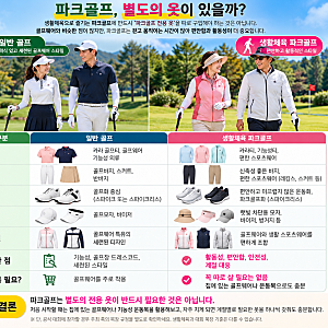 파크골프복 따로 사야 할까?｜골프복과 파크골프복 차이, 운동복 입어도 될까?