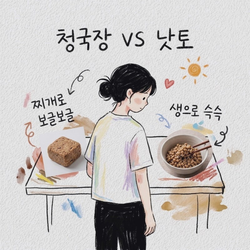 같은 발효콩인 청국장과 낫토, 먹는 법과 가열 여부 보관 기준까지 정리