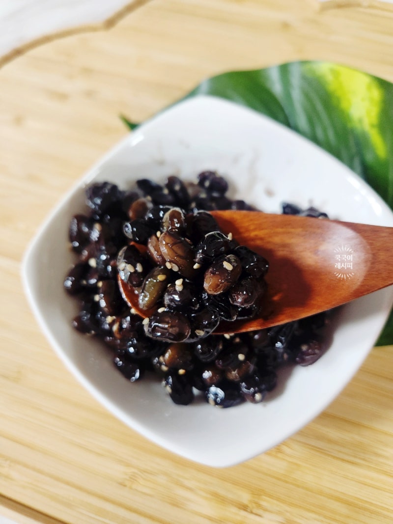 서리태 콩자반 레시피 딱딱하지 않게 검정콩조림 만드는법