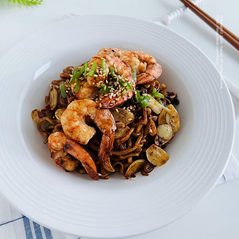 감바스 짜파게티 레시피 성시경 따라 만든 짜파게티 맛있게 끓이는법