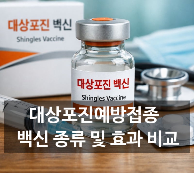 대상포진 예방접종 완벽 비교! 백신 종류, 비용, 보건소 지원금 혜택 총정리