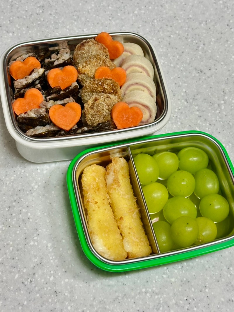 [어린이집 소풍도시락] 2살,3살 아이들이 좋아하는 메뉴! 사각김밥/햄치즈롤/디저트 쉽게 준....