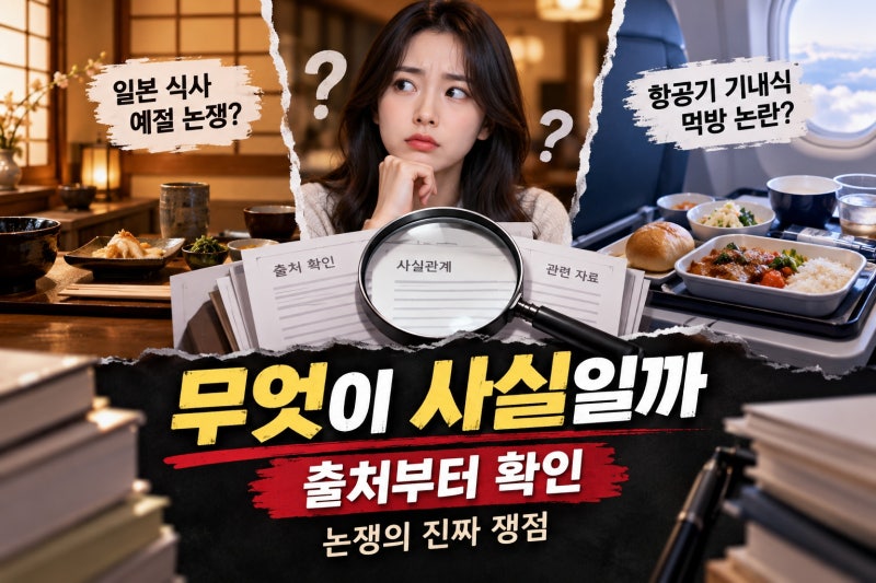 손예진 먹방, 日서 식사 예절 논쟁 사실 확인 기준