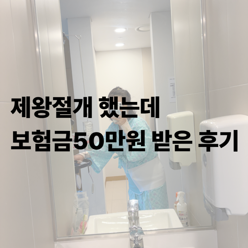 제왕절개 보험 청구로 50만 원 받은 후기!