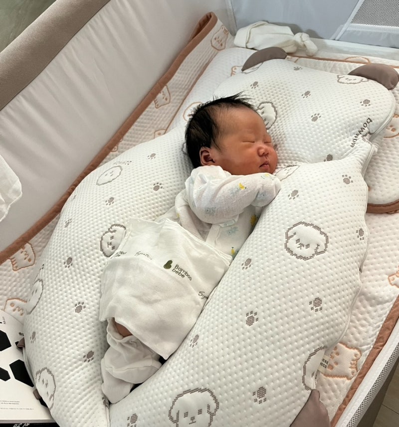 베베데코 마미품 옆잠베개 신생아 때부터 사용, 태열 아기에게 잘 맞았던 이유