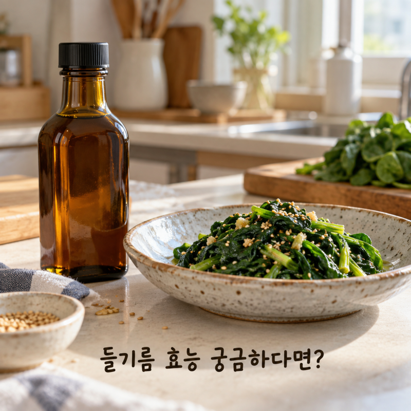 들기름 효능 궁금하다면 하루 한 숟갈부터 볼까요?