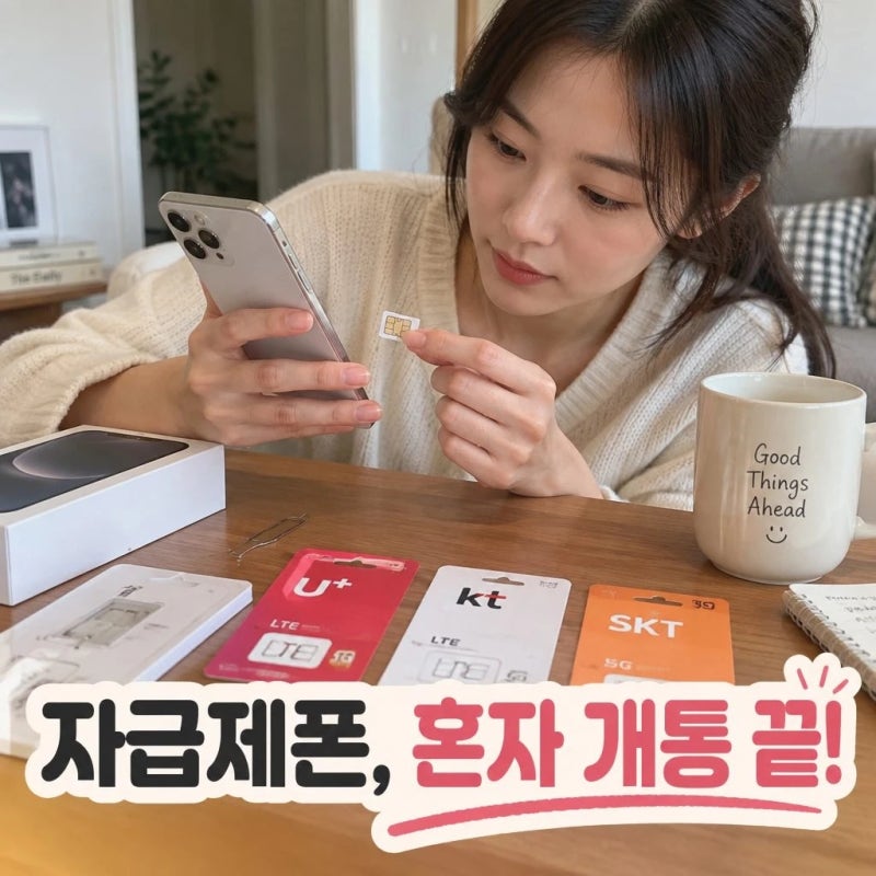 자급제폰 개통 방법 유심부터 요금제 선택까지 처음 사는 사람 기준 정리