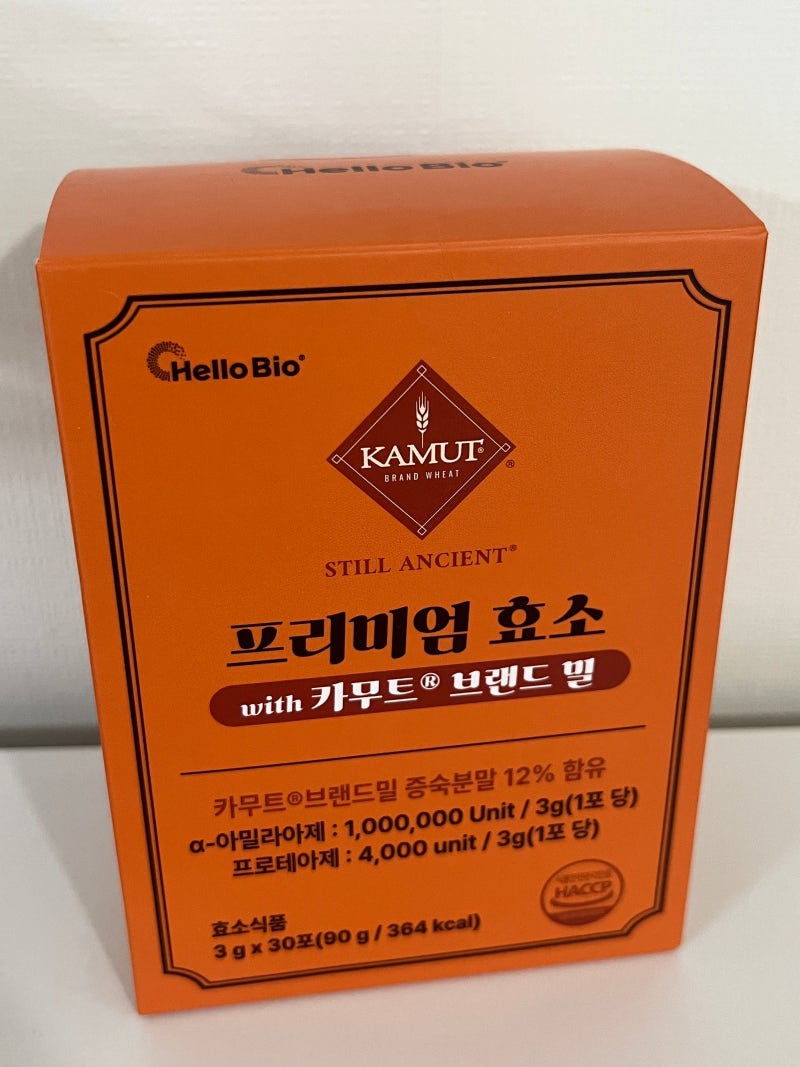 카무트 효소 추천 헬로바이오 100만 역가 인절미맛 직접 먹어본 후기