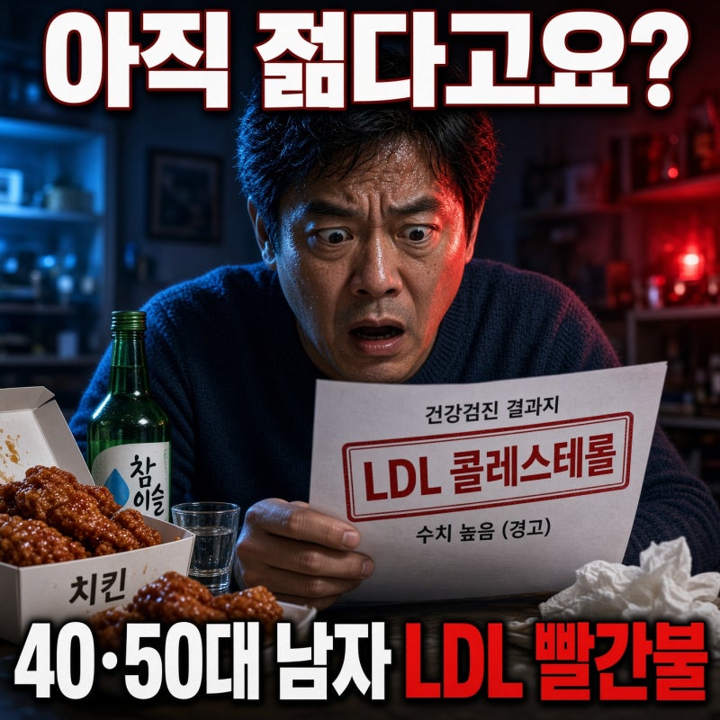 고콜레스테롤혈증, 40대 50대 남성이 유독 늘어나는 이유