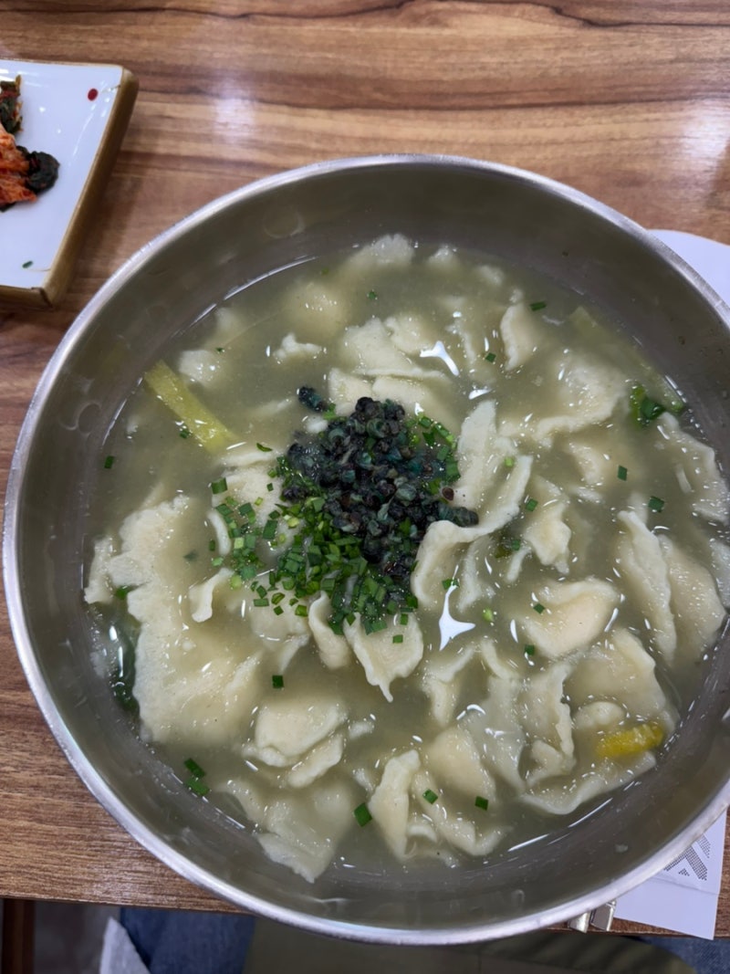 [화순] 사평 다슬기 수제비 후기