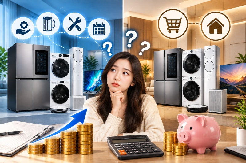 삼성·LG 가전 구독 총정리(+가격,렌탈,구매비교,장단점,위약금,소유권,진짜 이득일까?)