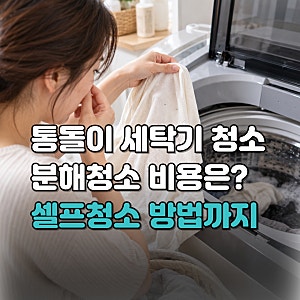 통돌이 세탁기 분해청소 비용과 시간은 어떻게 될까?(+ 셀프 청소 방법)