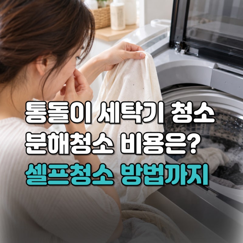 통돌이 세탁기 분해청소 비용과 시간은 어떻게 될까?(+ 셀프 청소 방법)