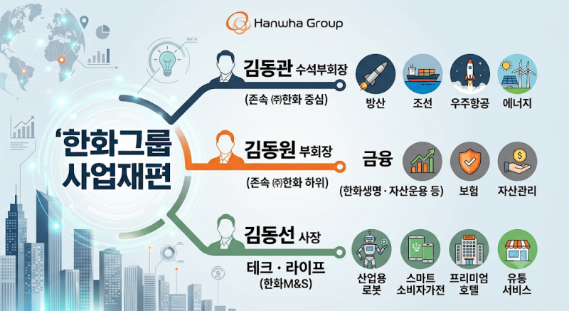 한화 인적분할 이후 주가 전망 | ㈜한화 vs 한화M&S, 삼형제 승계 구도 총정리