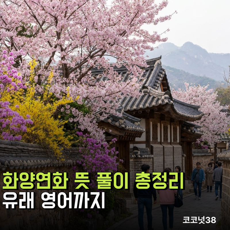 화양연화 뜻 풀이 및 유래 영어로는?