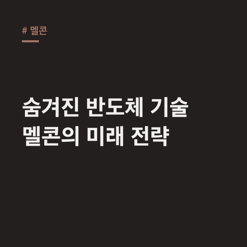 멜콘 공모주 1741대 1? 숨겨진 반도체 기술력과 미래 전략