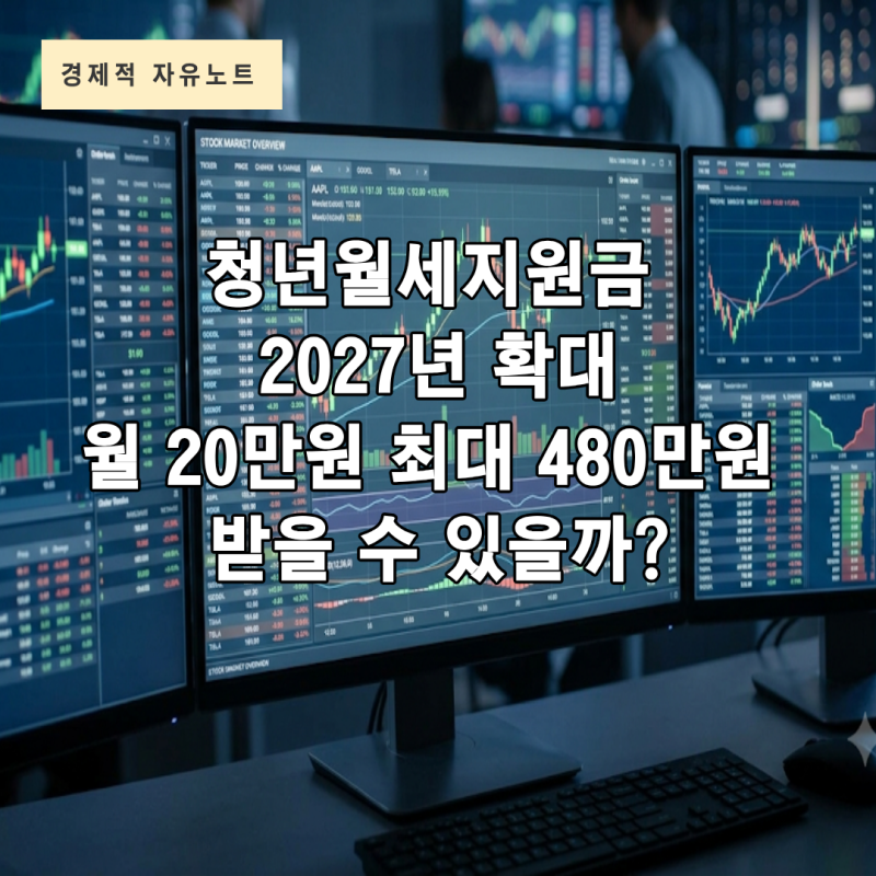 청년월세지원금 2027년 확대 월 20만원 최대 480만원 받을 수 있을까?