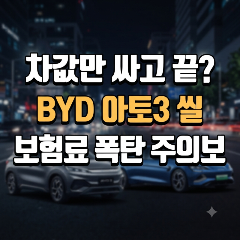 "차값이 저렴해서 샀는데…" BYD 아토3 씰 보험료 폭탄 팩트체크