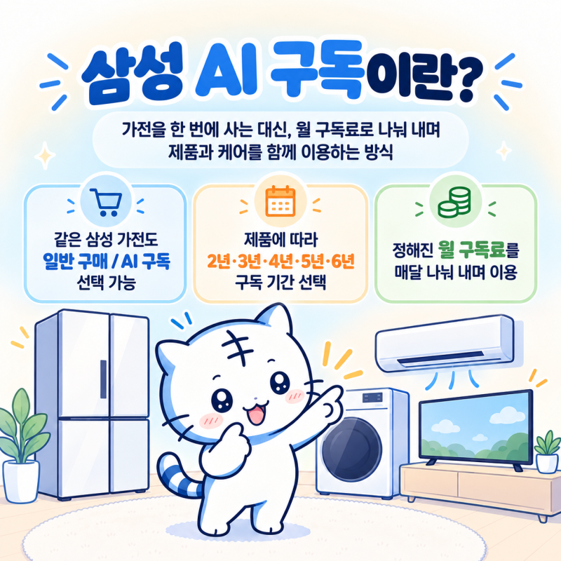 삼성 AI 구독 vs 일반 구매, 뭐가 다를까? AI 올인원 2.0· AI 스마트 요금제·소유권·중도해지 총....