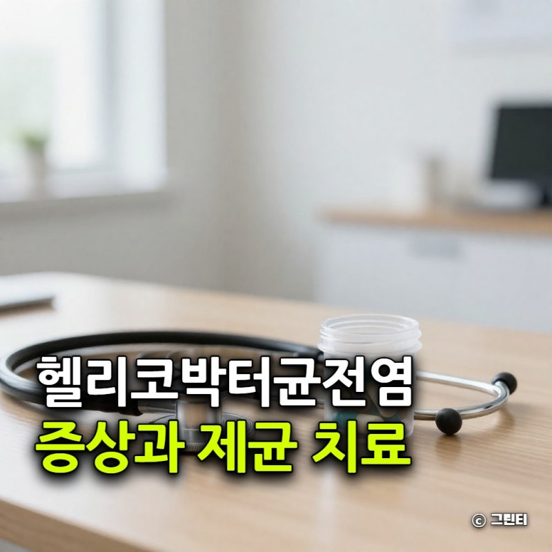 헬리코박터균 전염 증상과 제균 치료 기준