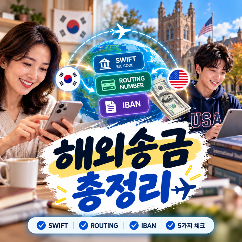 해외 송금 어떻게 보내지?: SWIFT·Routing Number까지 해외송금 총정리외 유학생에게 생활비 어떻....