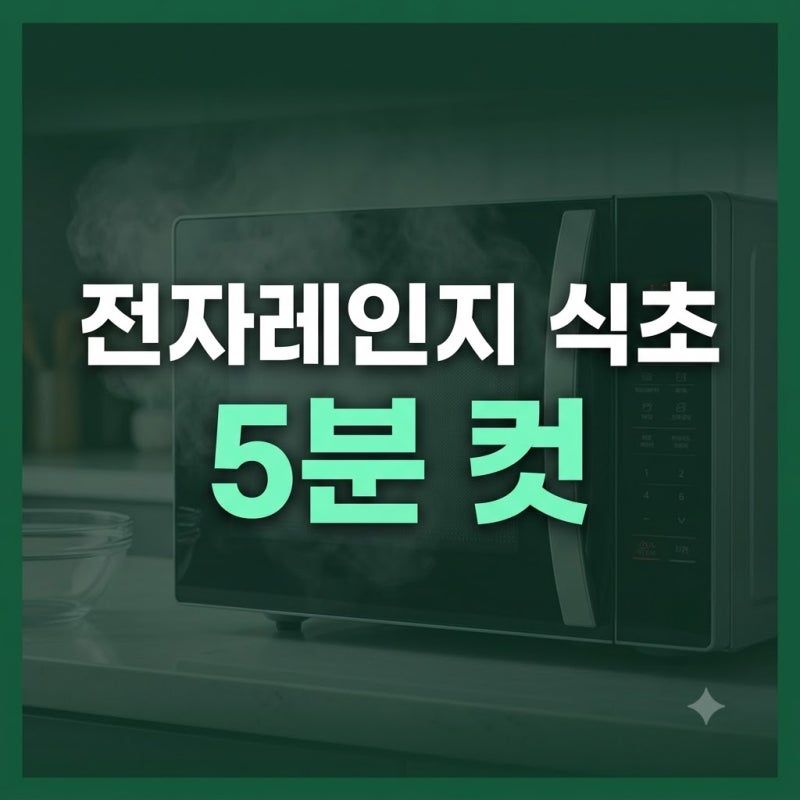 전자레인지 냄새 제거 후기｜편의점 도시락 냄새, 식초 스팀으로 없애봤어요