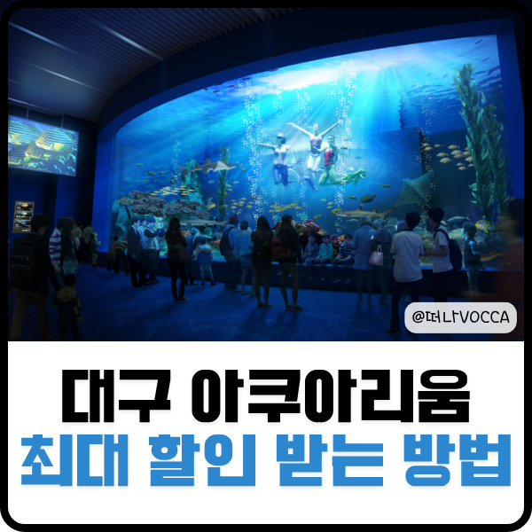 대구 신세계 아쿠아리움 최대 할인받는 방법 인어쇼 공연시간까지
