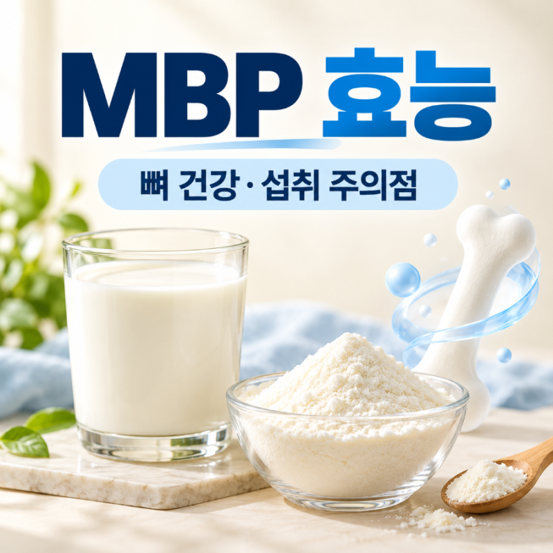 MBP 효능과 부작용, 골다공증 영양제 고르기 전 알아둘 점