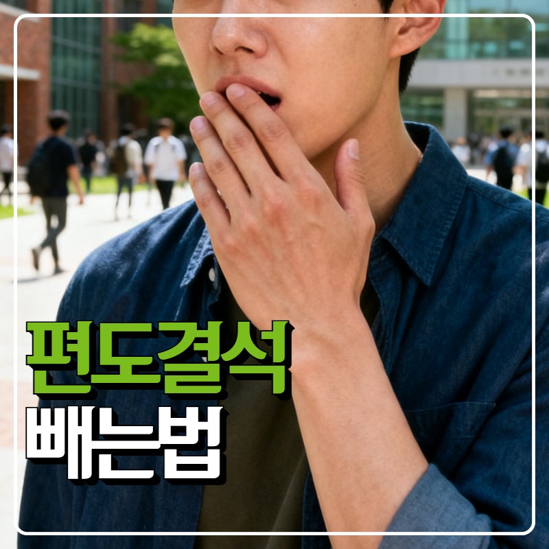 편도결석 빼는법 총정리, 가글부터 입냄새 제거까지