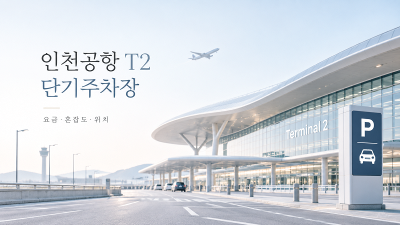 인천공항 2터미널 단기주차장 요금·혼잡도·주차 위치 총정리