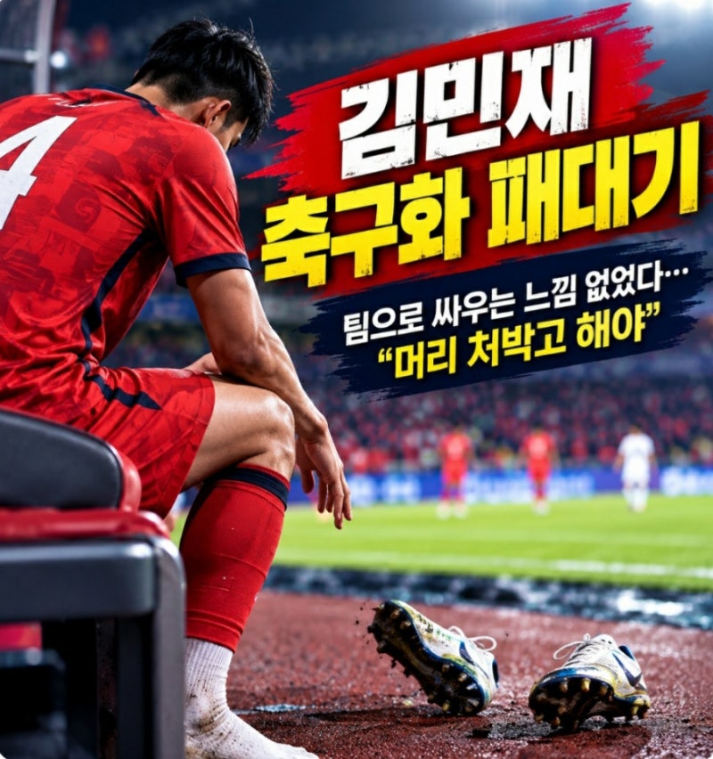 "축구화까지 집어 던지다" 김민재 결국 폭발…베네수엘라전 0-0 뒤 나온 한마디가 더 충격적....
