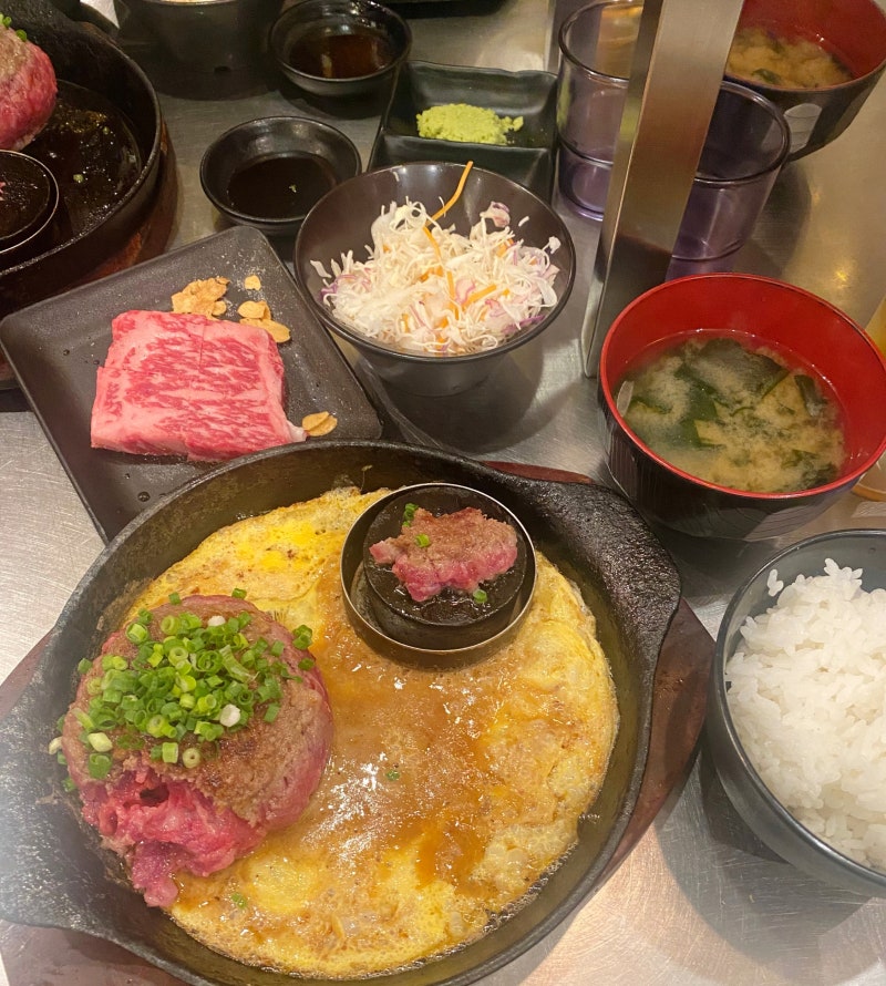 후쿠오카 맛집 | 키와미야 함바그 파르코점 웨이팅 후기
