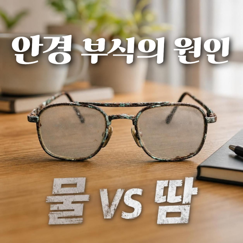 수원 안경테 부식원인 및 세척관리법