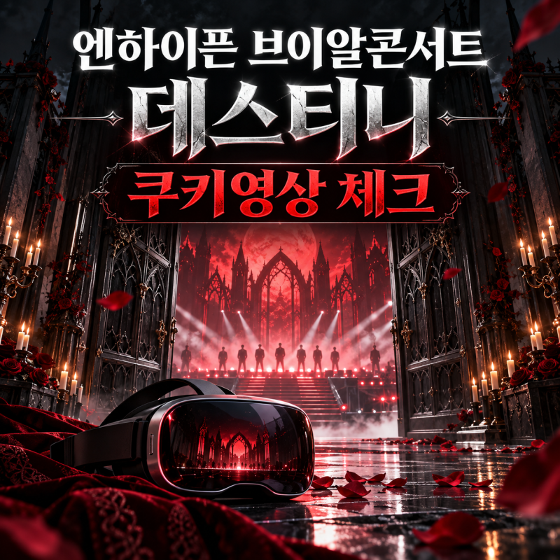 영화 엔하이픈 브이알콘서트 : 데스티니 쿠키영상과 관람 포인트 정리