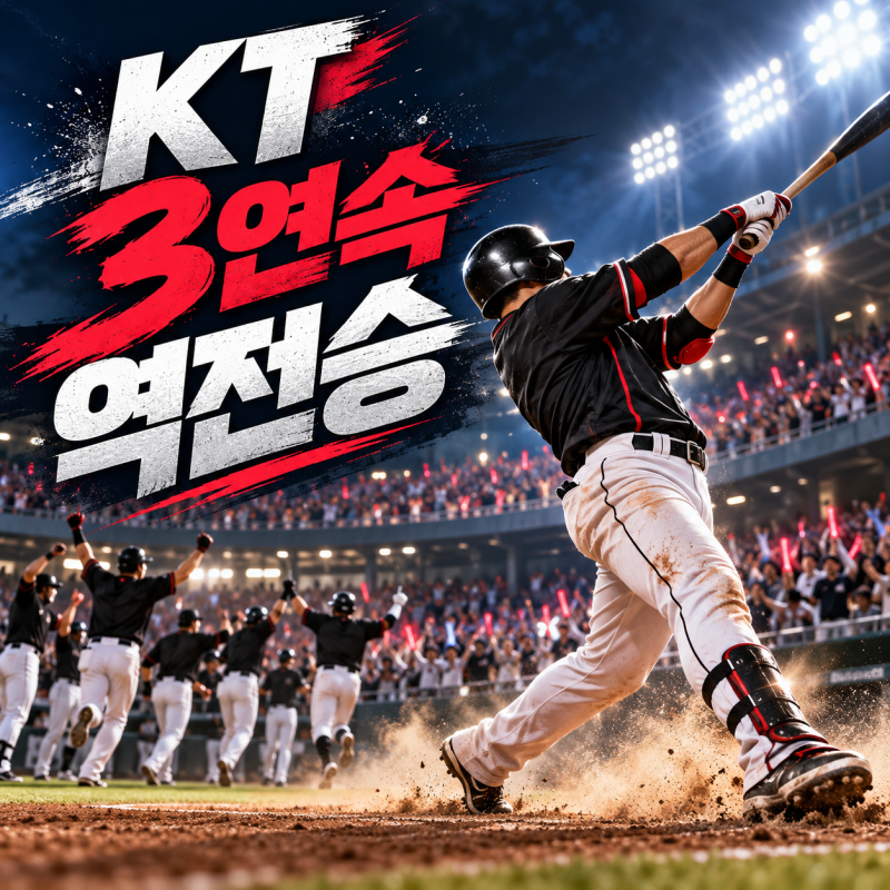 KT, KIA전 3연속 역전승으로 3연전 싹쓸이…김현수 결승포와 힐리어드 41호