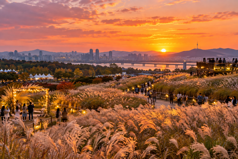 2026 서울억새축제 상암 하늘공원 일정과 야간 풍경