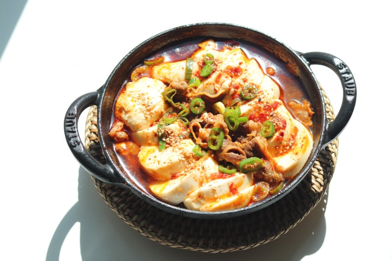 10분 완성! 순두부찌개 우삼겹 짜글이 레시피
