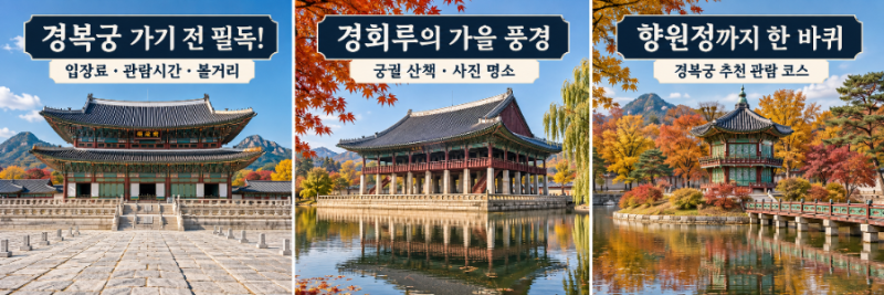 경복궁 가기 전 꼭 보세요! 입장료·관람시간·볼거리·추천 코스 총정리
