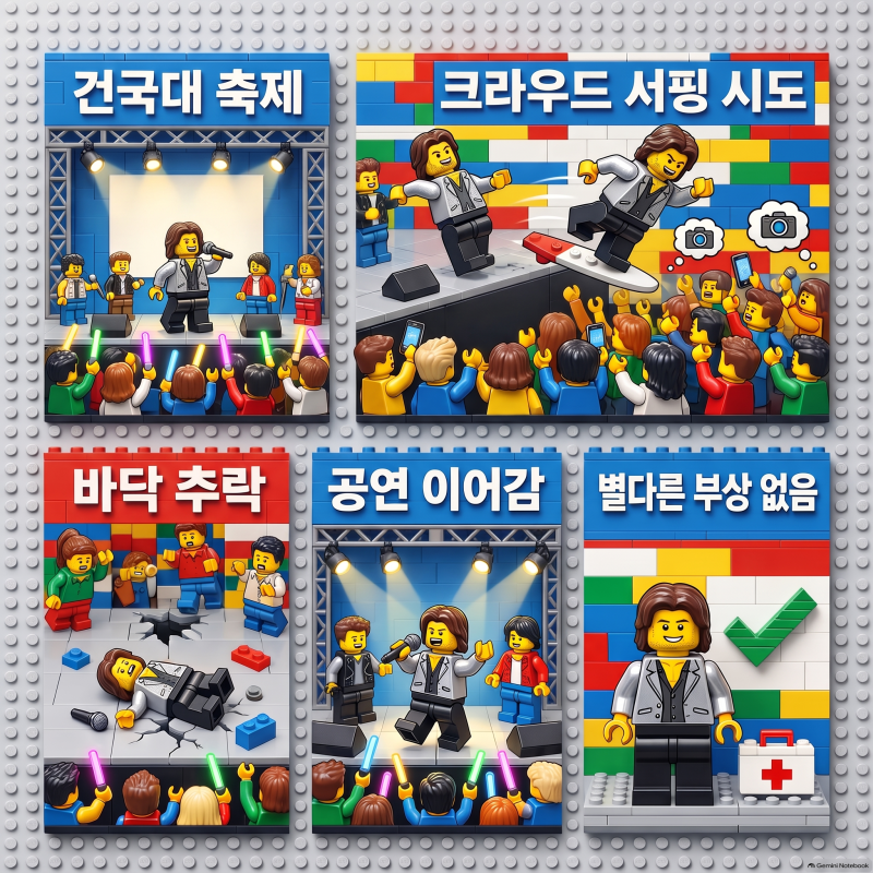 올데프 타잔, 대학 축제 무대서 관객석으로 몸 던졌다 추락…지금까지 알려진 내용