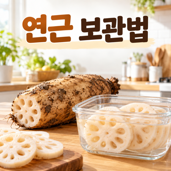 연근 보관법, 흙 묻은 채와 손질 후를 나눠야 하는 이유