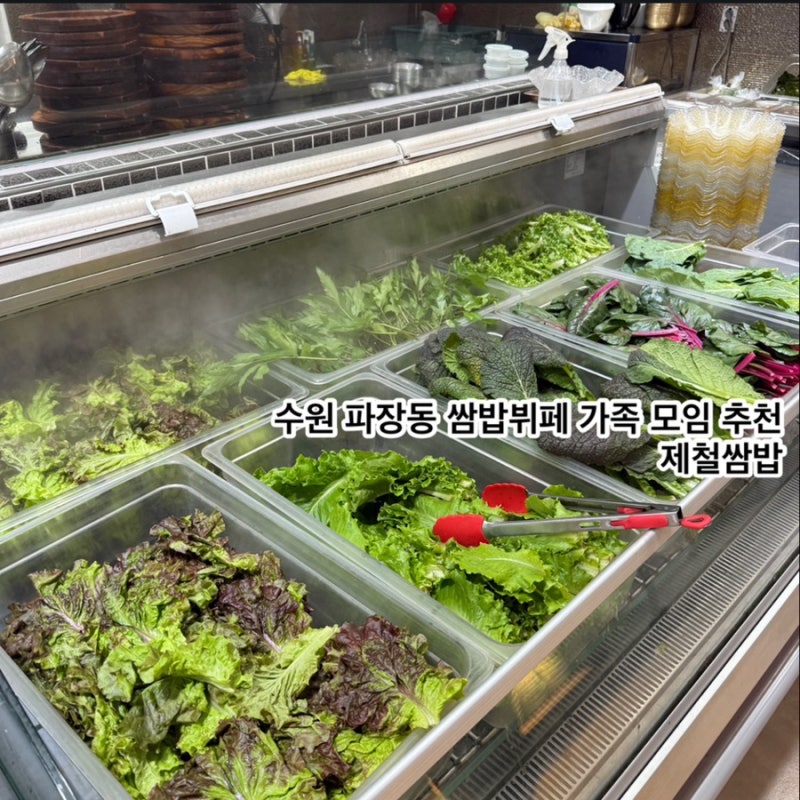 수원 파장동 쌈밥뷔페 가족 모임 식당 추천 | 제철쌈밥