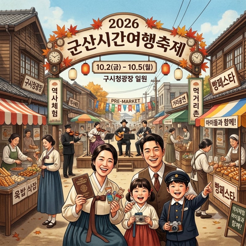 Gunsan Festival 2026: Gunsan Time Travel Festival Schedule, Parking, and Program Guide