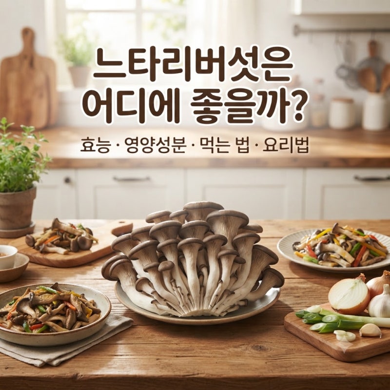 느타리버섯은 어디에 좋을까? 효능·영양성분·먹는 법·요리법까지