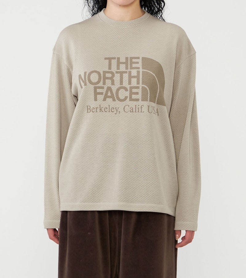 메쉬 긴팔 티셔츠 노스페이스 퍼플라벨 필드 티셔츠 통기성 티셔츠 THE NORTH FACE Purple Label Mesh ....